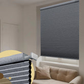 Boolegon No Drill No Tool Cellular Shades Light Filtering Cordless Window Blinds Easy to Install,Pull Down Honeycomb Blinds for Indoor Windows,Office