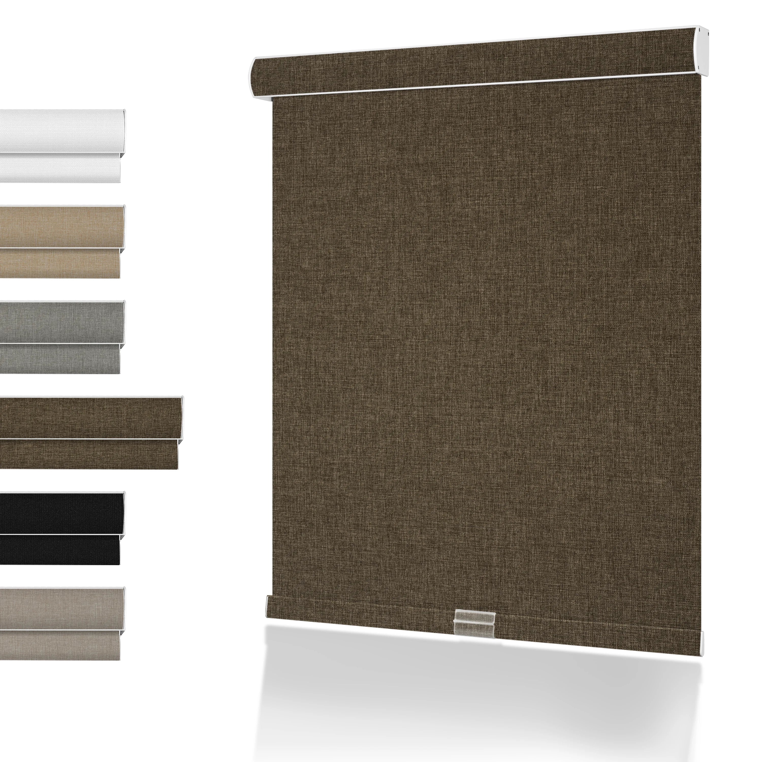 Blackout Linen Brown