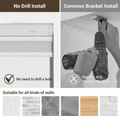 Boolegon No Drill Blinds for Windows Blackout Cellular Shades Easy to Install,No Tools Cordless Honeycomb Blinds for Bedroom,Living Room,Kitchen