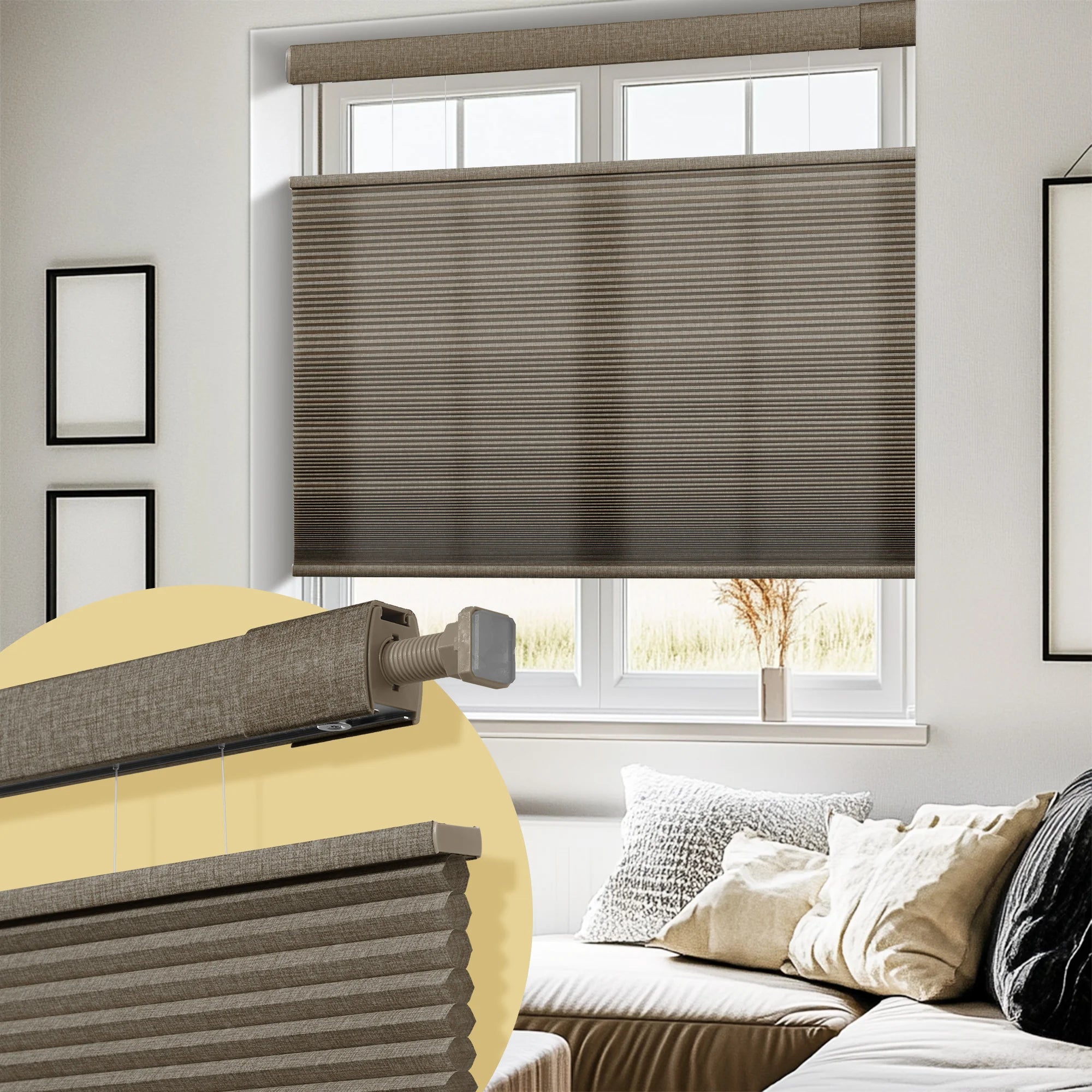 Light Filtering Light Brown