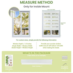 Persianas cebra de doble capa inalámbricas Boolegon, sin taladros ni herramientas, para ventanas interiores, con aislamiento térmico, fáciles de instalar. 